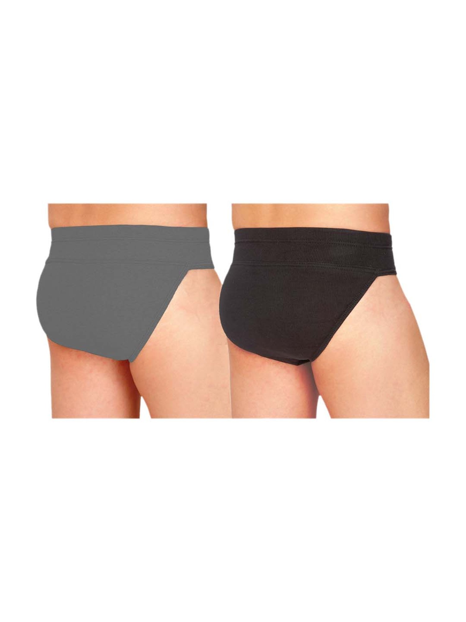 SportSoul Grey & Black Cotton Gym & Athletic Supporter (M x 2)