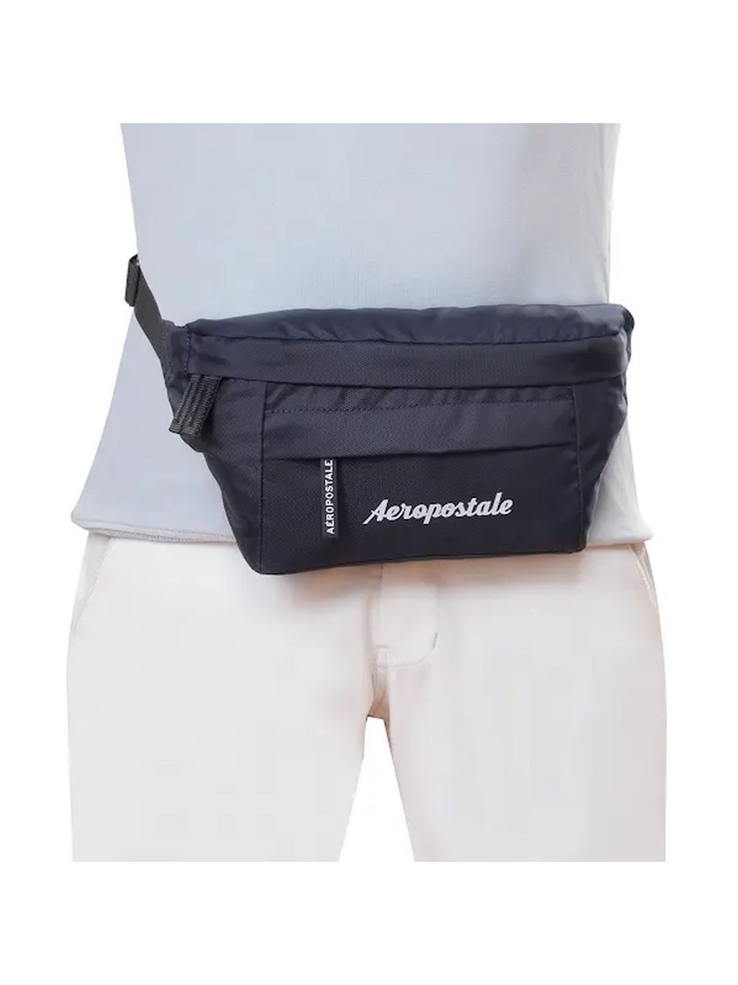 Aeropostale Arbor Navy Solid Pouch