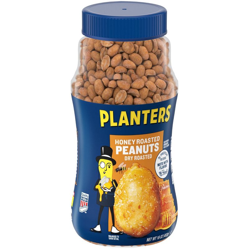 Planters Honey Dry Roasted Peanuts - 16oz
