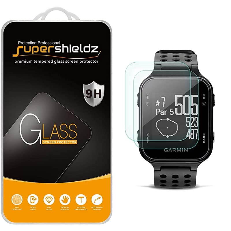 2 Pack  for Garmin Approach S20 Tempered Glass Screen Protector Anti Scratch Bubble Free