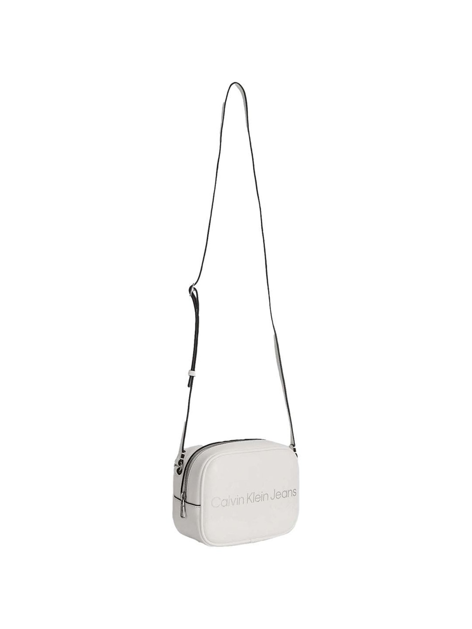 Calvin Klein White Medium Cross Body Bag