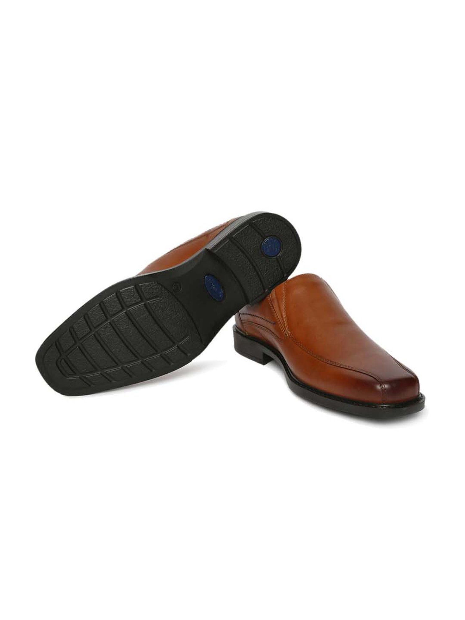 Gabicci Men's Tan Formal Slip-Ons