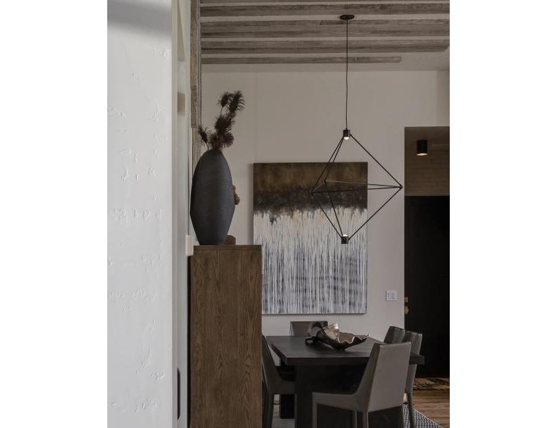 LBL Lighting Candora 29" Wide Geometric Modern LED Chandelier, Aged Brass