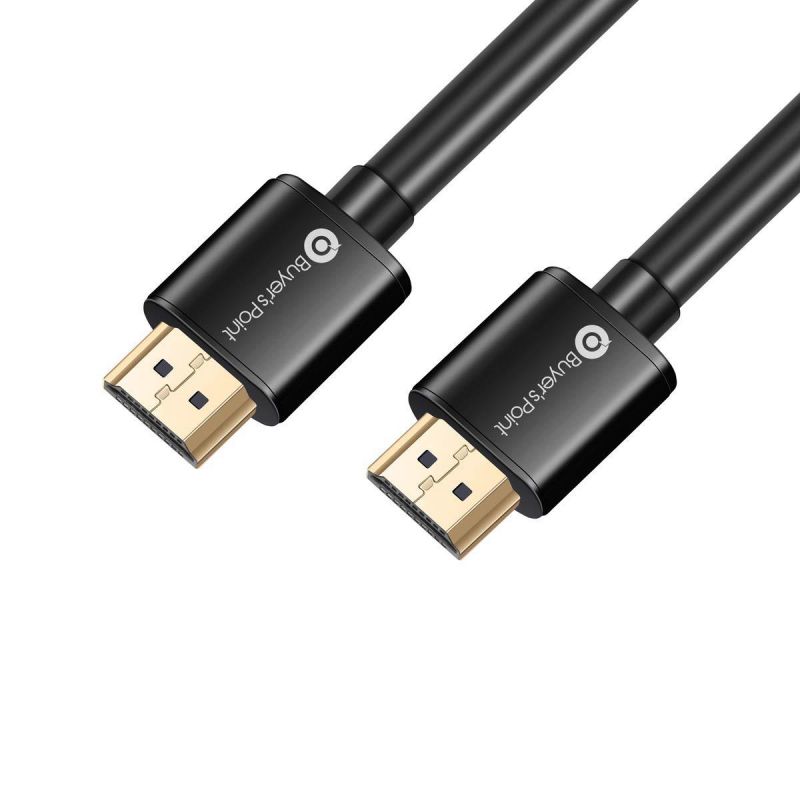 Buyer&rsquo;s Point Ultra High Speed HDMI 2.1 Cable CL3 Rated Dynamic HDR 1.8M(6ft) 8K 120Hz, 48Gbps, Dolby Vision, eARC, Compatible with Apple TV, Nintendo Switch, Roku, Xbox, PS4,(Black CL3 Pack, 10 Pac