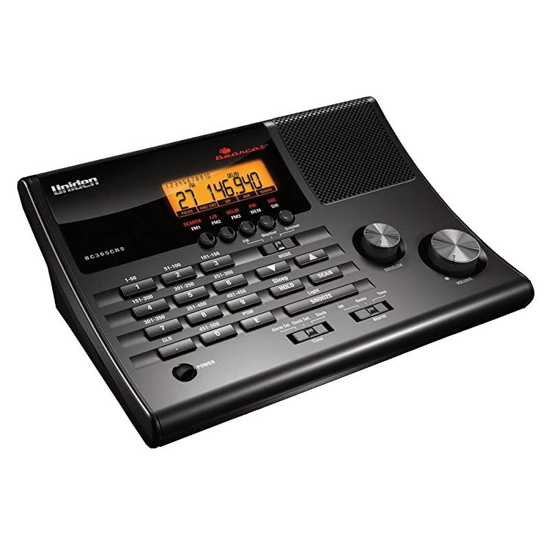 BC365CRS 500 Channel Clock/FM Radio Scanner with Weather Alert
