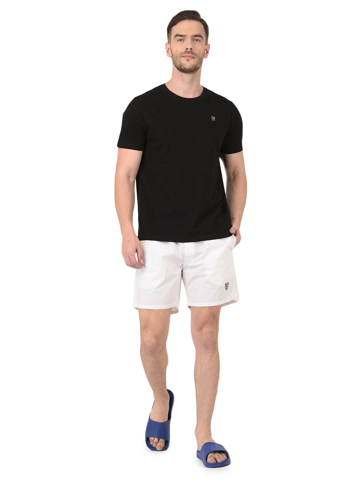 Woodland White Nightwear Shorts