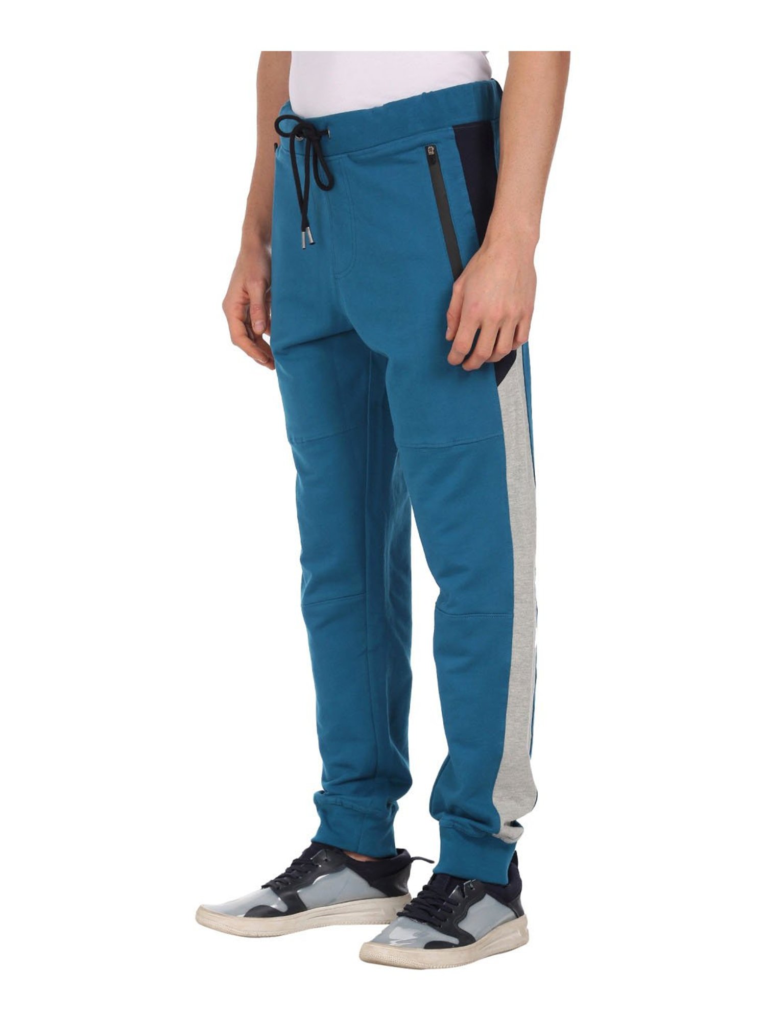 Aeropostale Blue Cotton Regular Fit Joggers