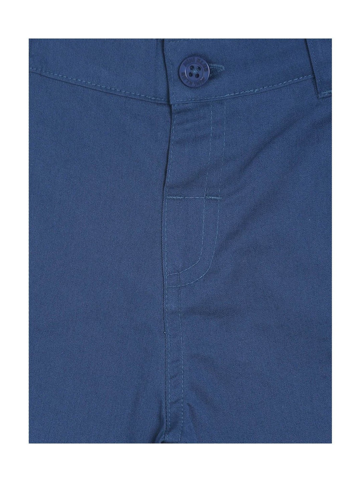 Nino Bambino Kids Navy & White Checks Kurta with Pyjama