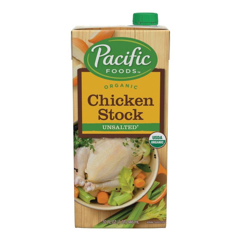Pacific Foods Organic Unsalted Chicken Culinary Stock - 32oz