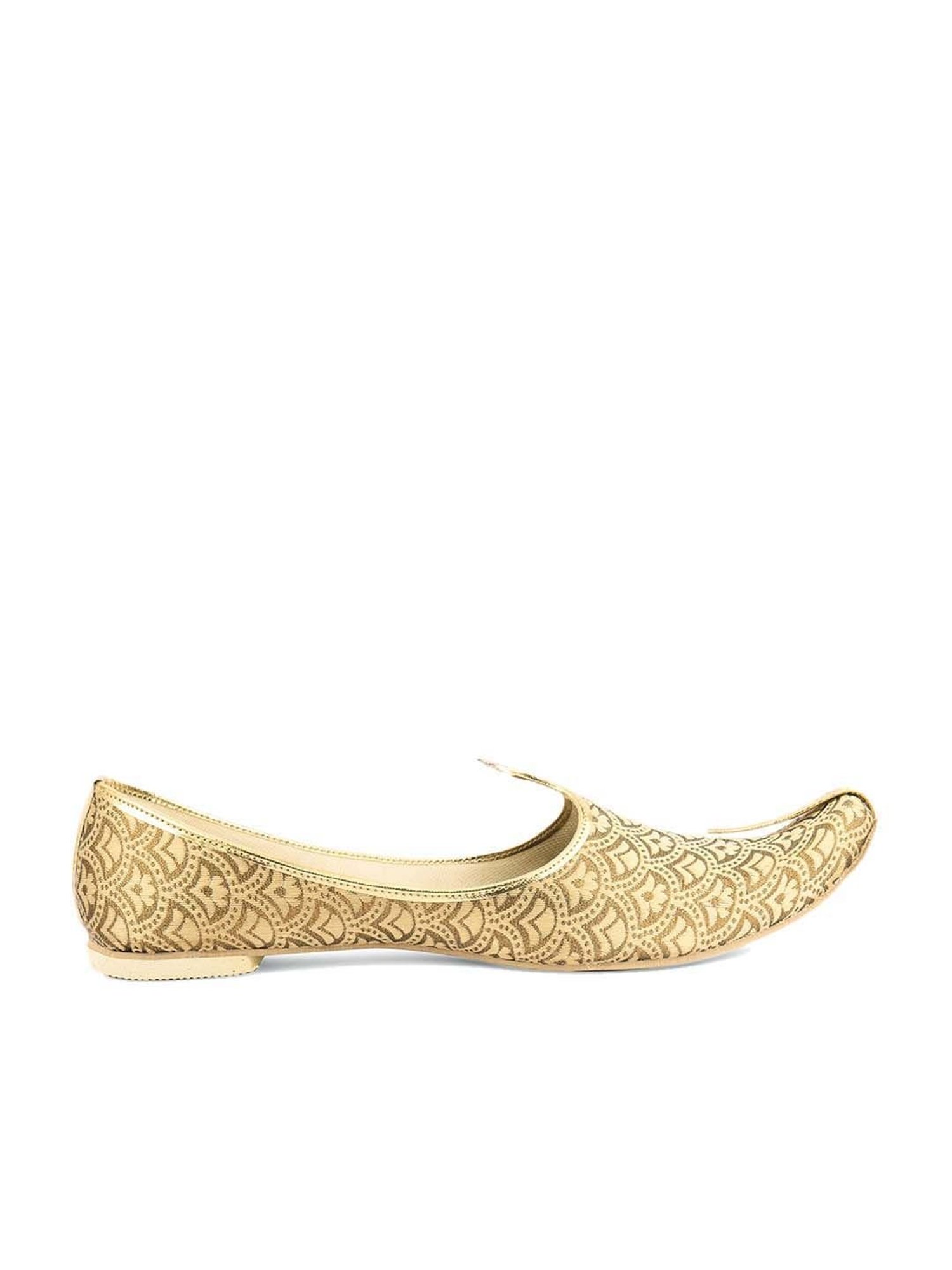 Fausto Men's Brown Ethnic Juttis