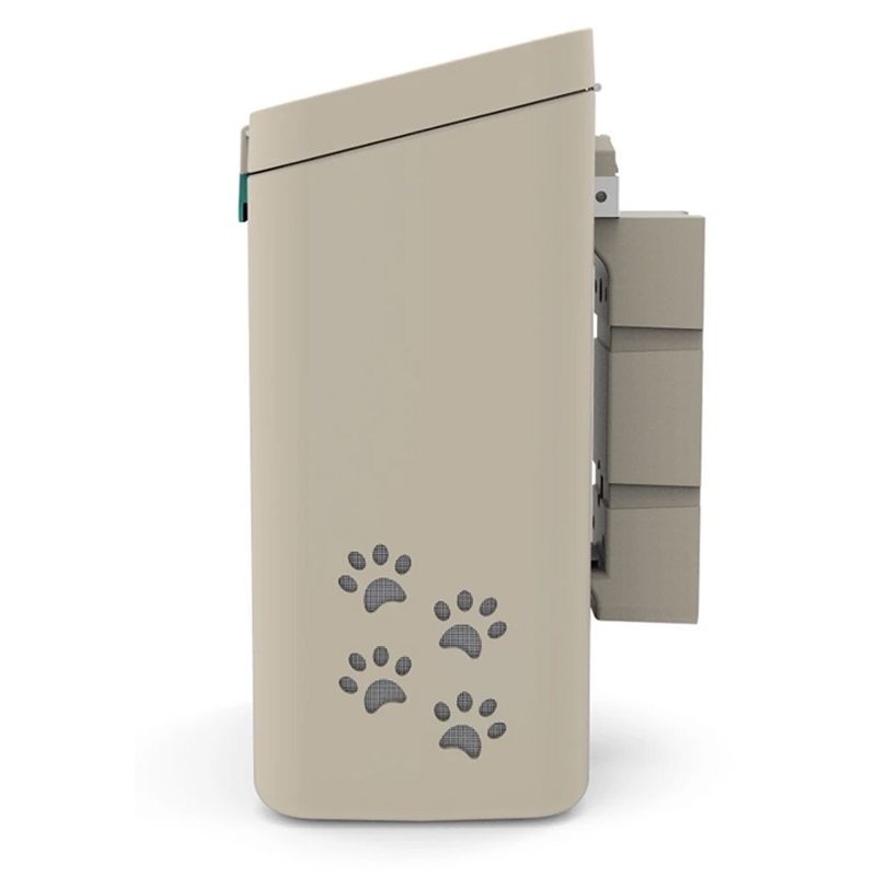 PawPail PP1030 Durable Outdoor Commercial Pet Waste Station Mounting System, Mounts to Wall, Post, Or Railing (Mounting System Only)