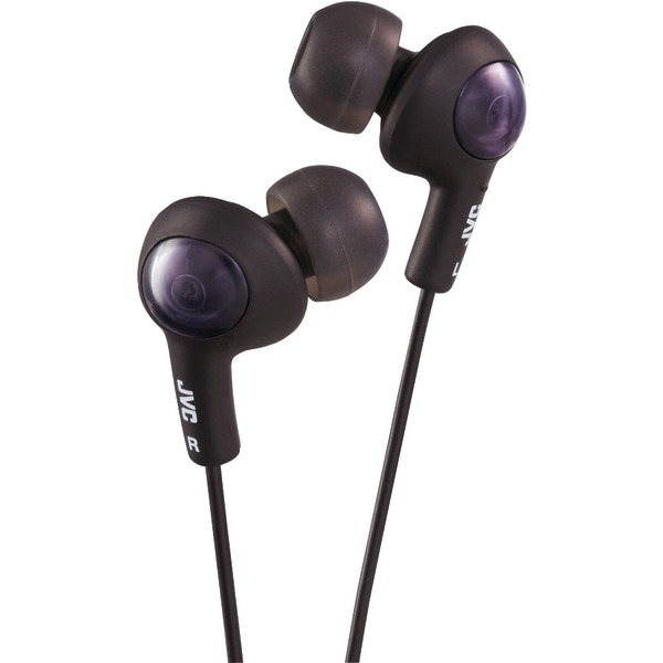 HA-FX5 Gumy Plus Inner-Ear Earbuds (Black)