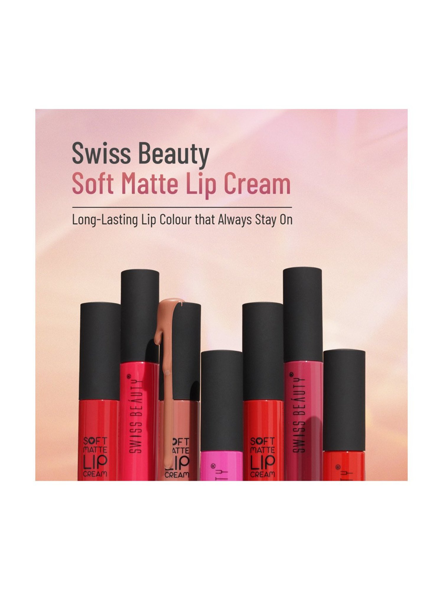 SWISS BEAUTY Soft Matte Liquid Lipstick Big Berry - 6 ml