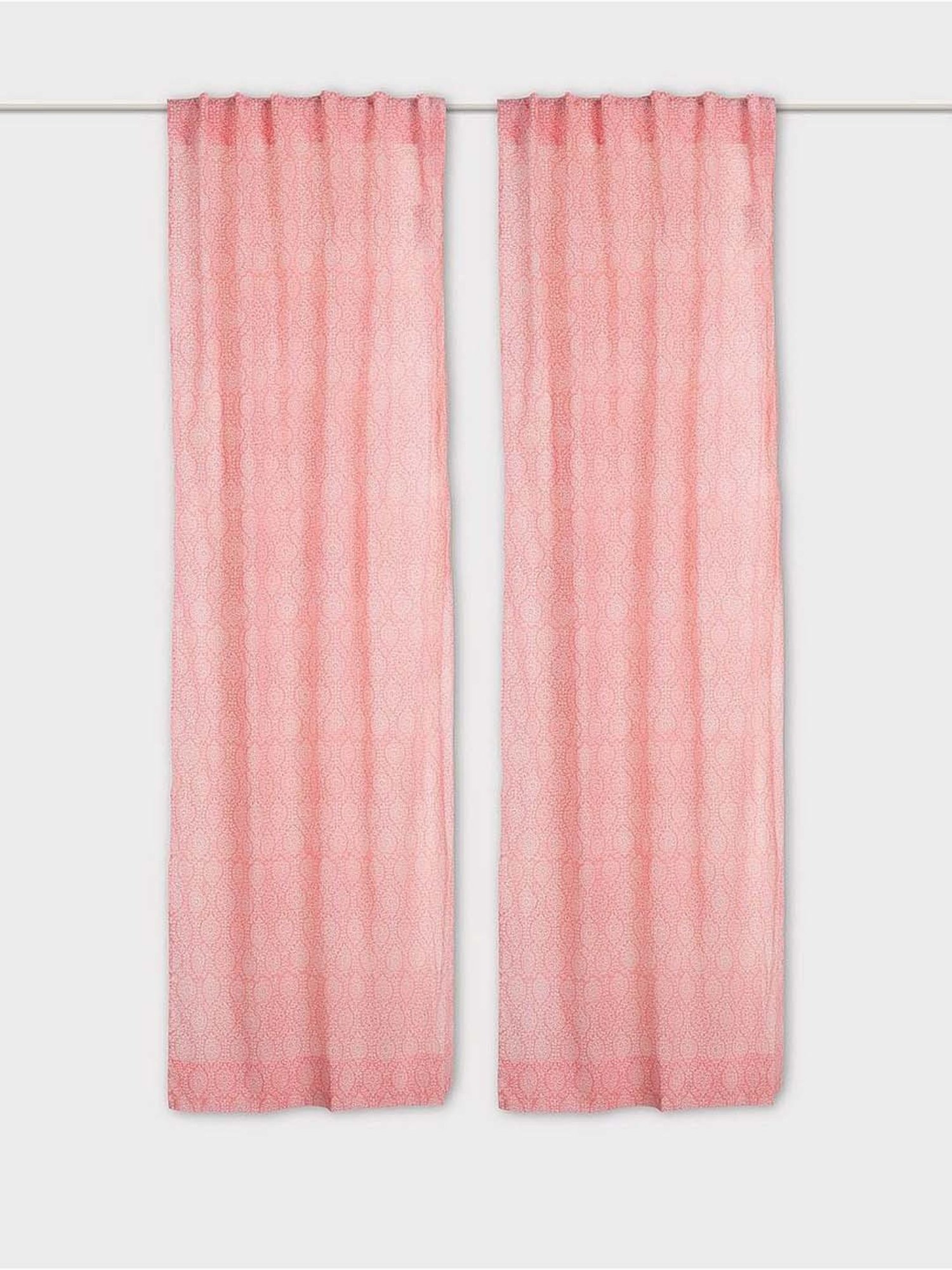 Fabindia Mahika Coral Cotton 56 GSM Cushions