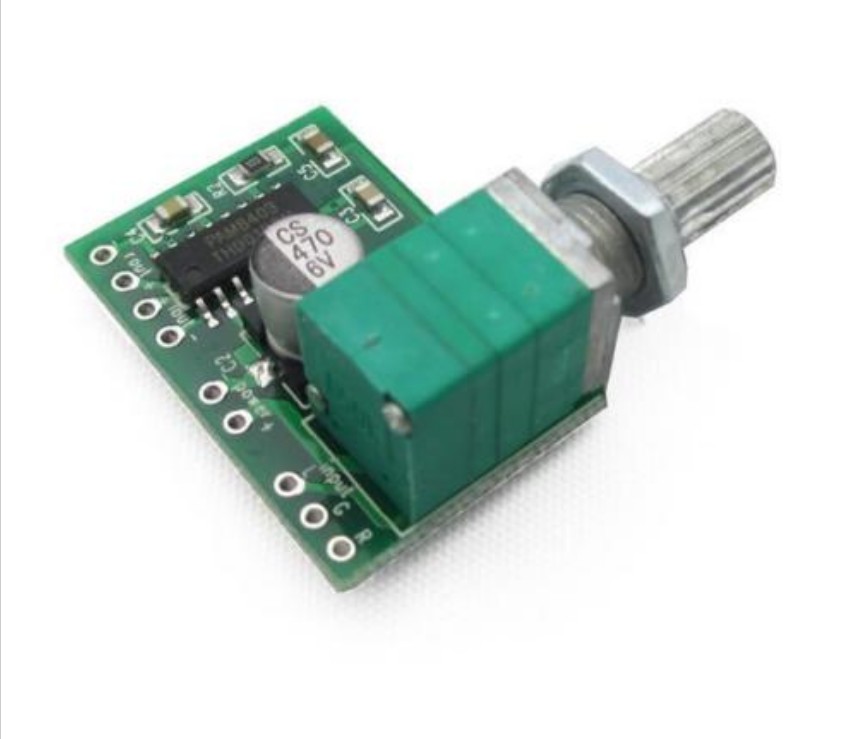 3W 5V DC PAM8403 Audio Amplifier Board 2 Channel 2 Volume Control USB Power