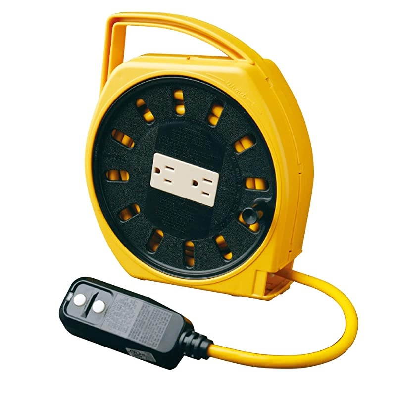 600025G 600025GGF MultiOutlet Manual Extension Cord Reel 20Feet