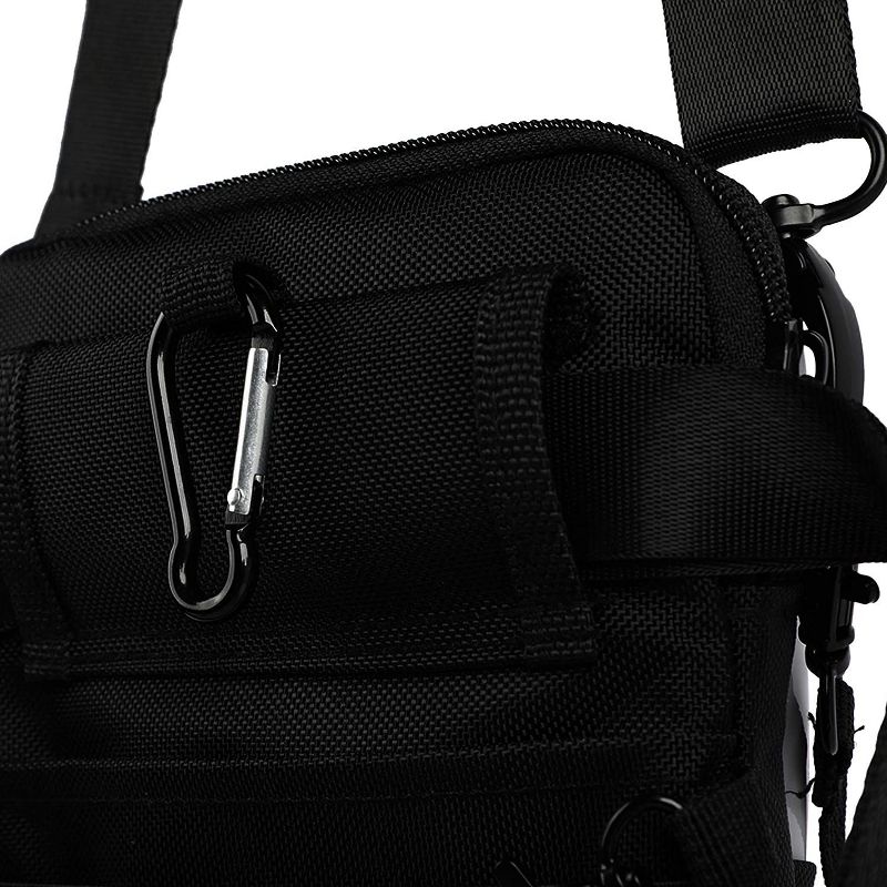 Convertible Nurse Fanny Pack Pocket Organizer for Medical Supplies (Black)