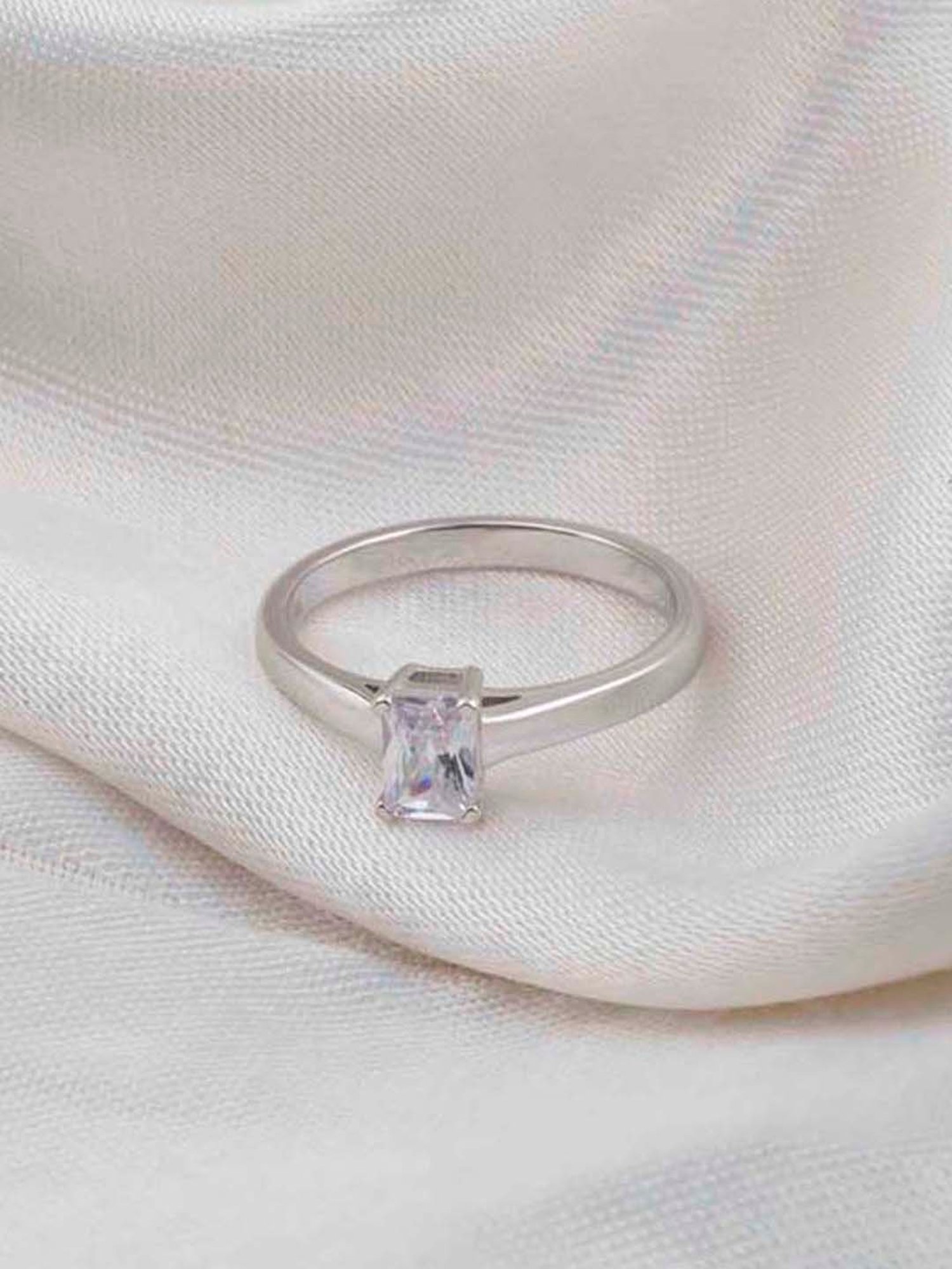 GIVA 925 Silver Pearly Bloom Ring for Women & Girls