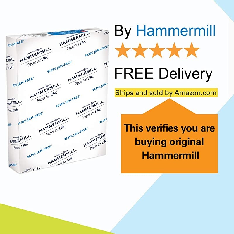 20lb Copy Paper 85 x 11 5 Ream Case 2500 Sheets Made in USA Sustainably Sourced From American Family Tree Farms 92 Bright Acid Free Economical Multipurpose Printer Paper 113600C