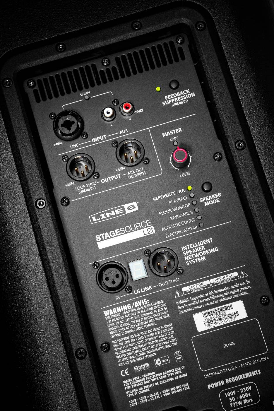 Line 6 StageSource L2t 2-Way All-In-One Powered PA Speaker