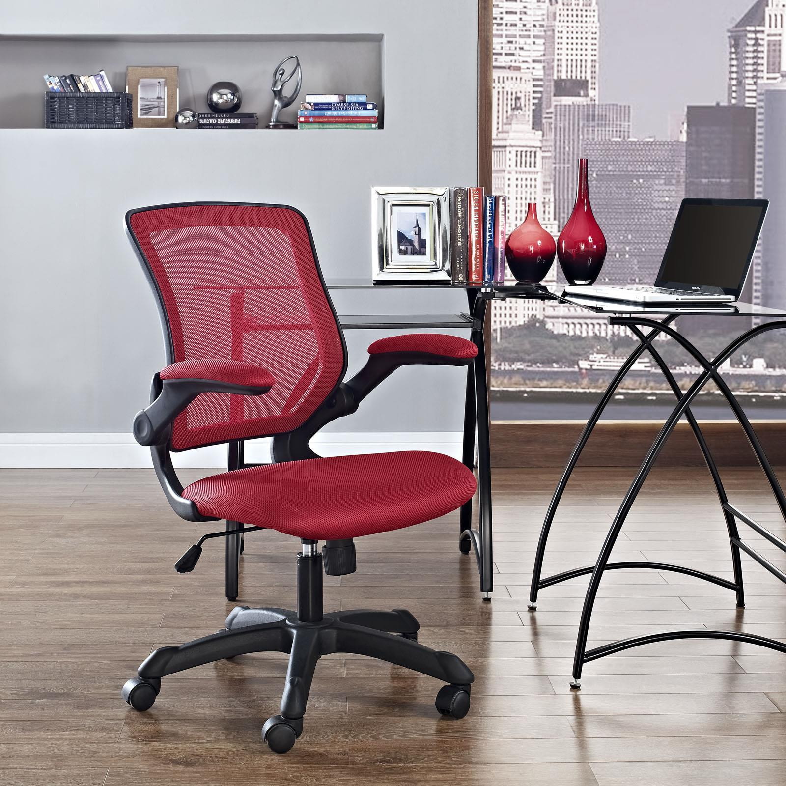 Veer Mesh Office Chair in Red