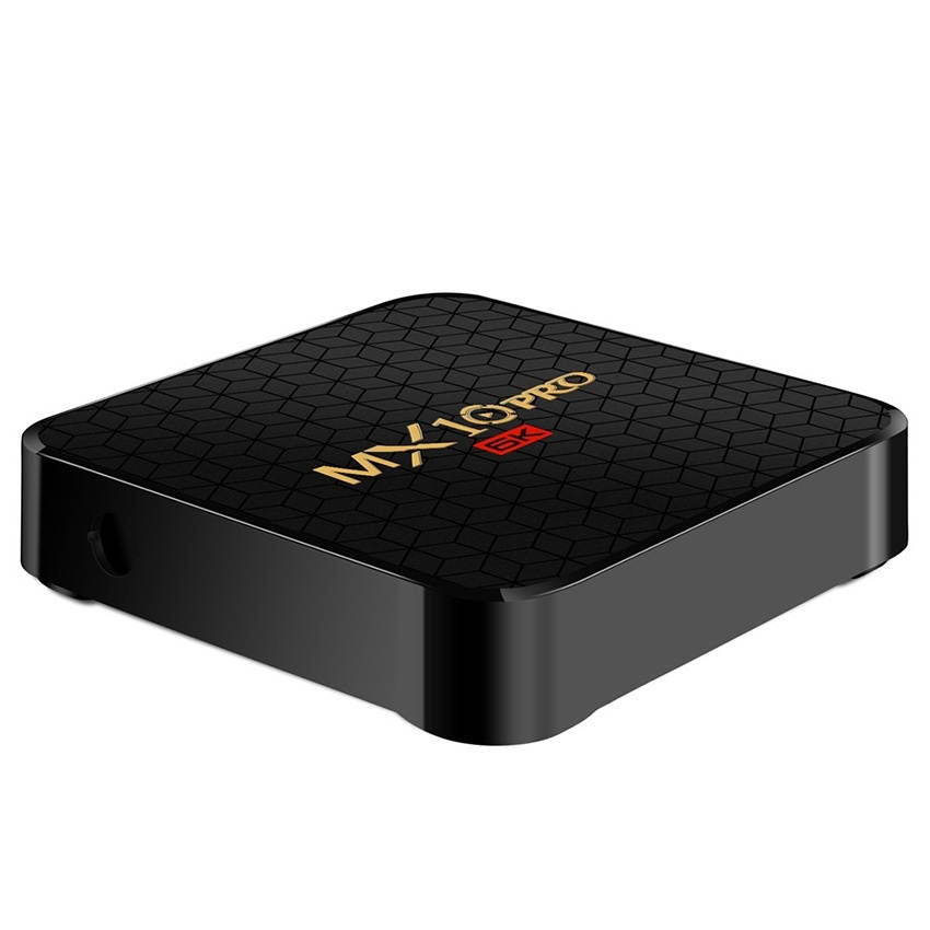 MX10 Pro 6K TV Box Android 9.0 Media Player wtih Remote Control, Allwinner H6 Quad Core 64-bit ARM