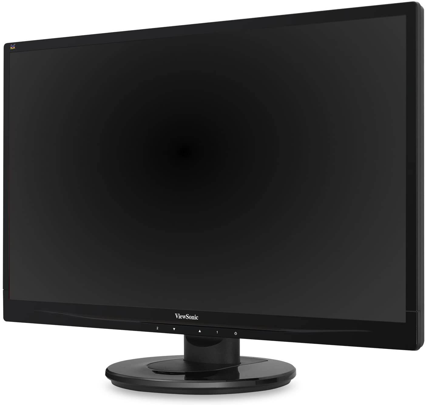 LED 24 Inch Full HD 1080p LED Monitor with HDMI and VGA Inputs for Home and Office,Black