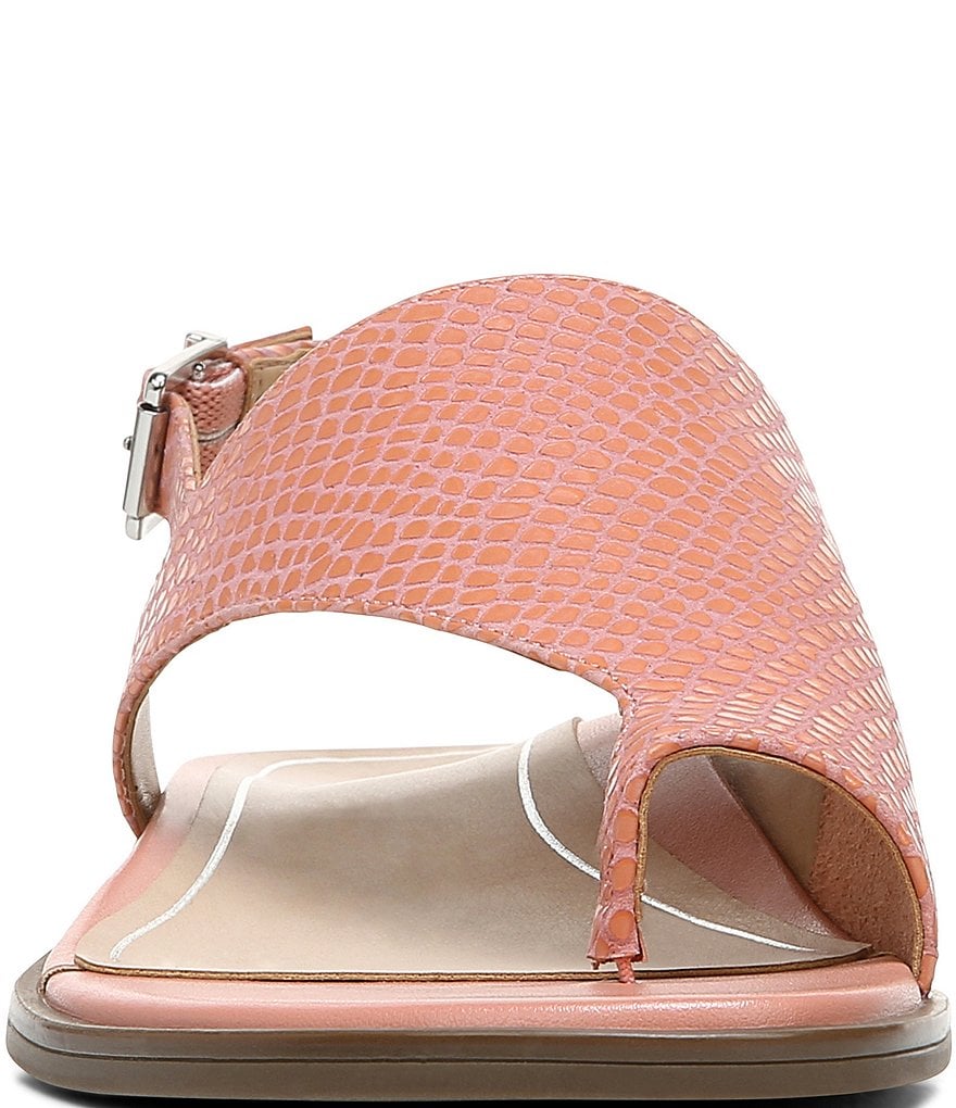 Vionic Ella Lizard Embossed Thong Sandals