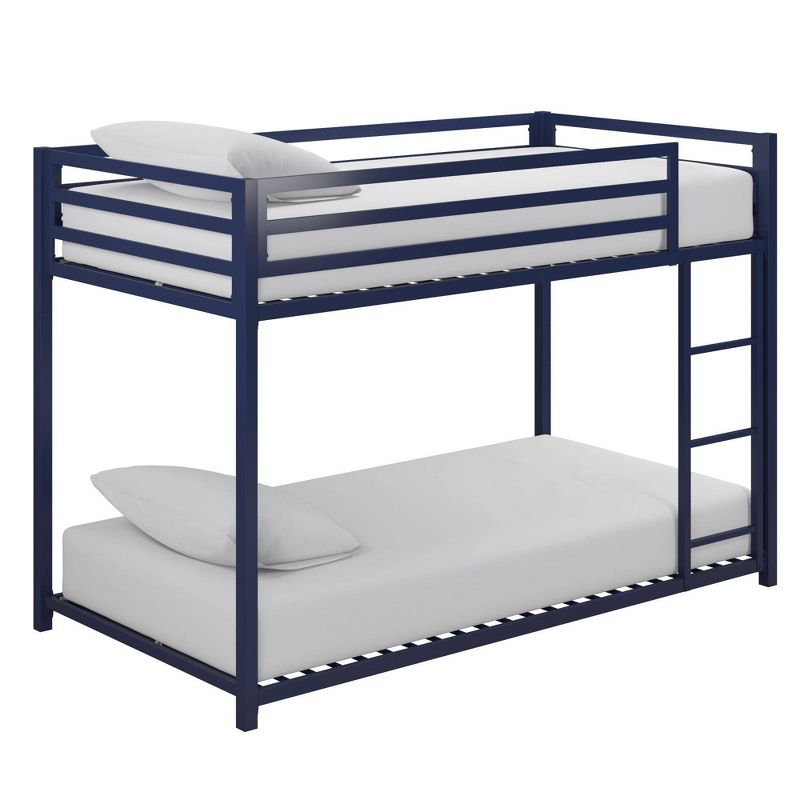 Twin Max Metal Bunk Bed Blue - Room & Joy