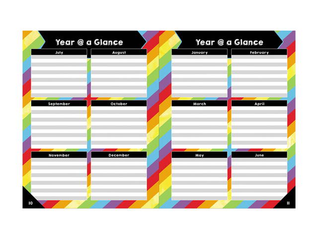 Teacher Planners, 8.5" X 11", Black, 105000