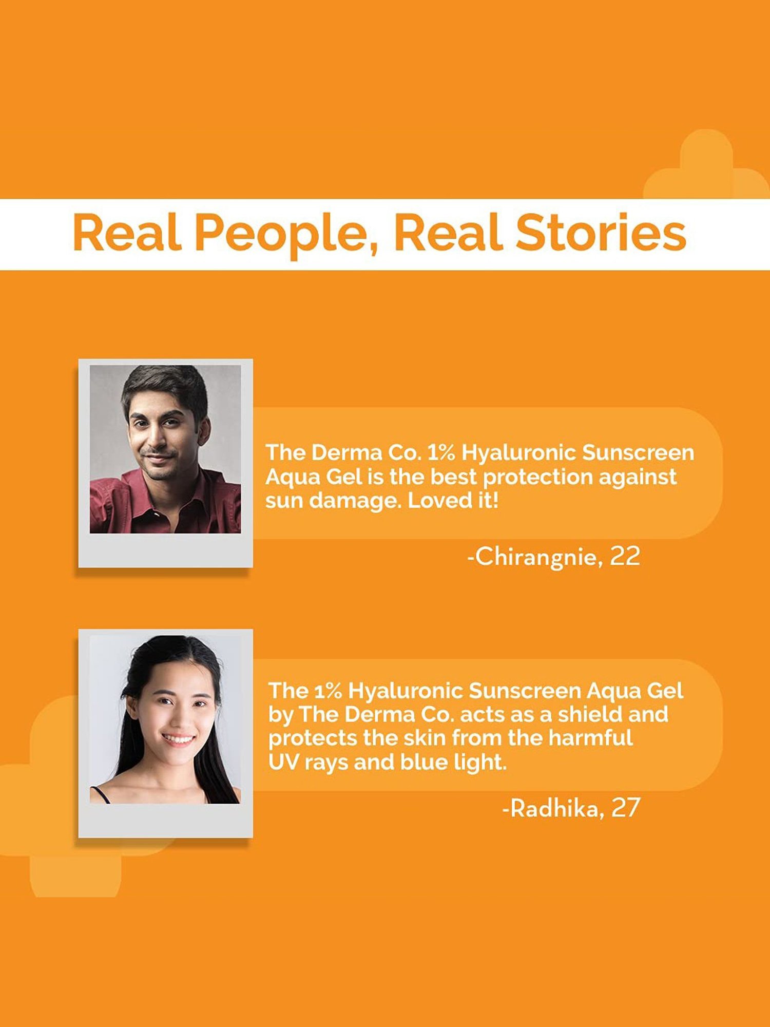 The Derma Co 1% Hyaluronic Sunscreen Aqua Gel with SPF 50 PA++++ - 50 gm