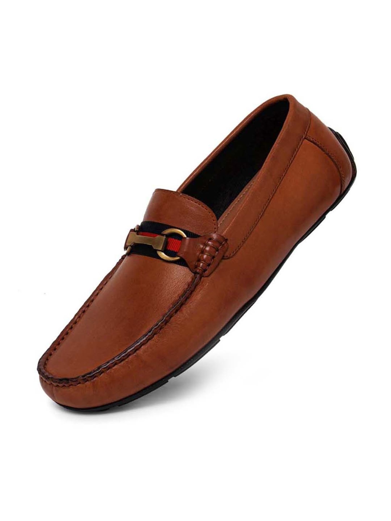 Ezok Men's Tan Casual Loafers
