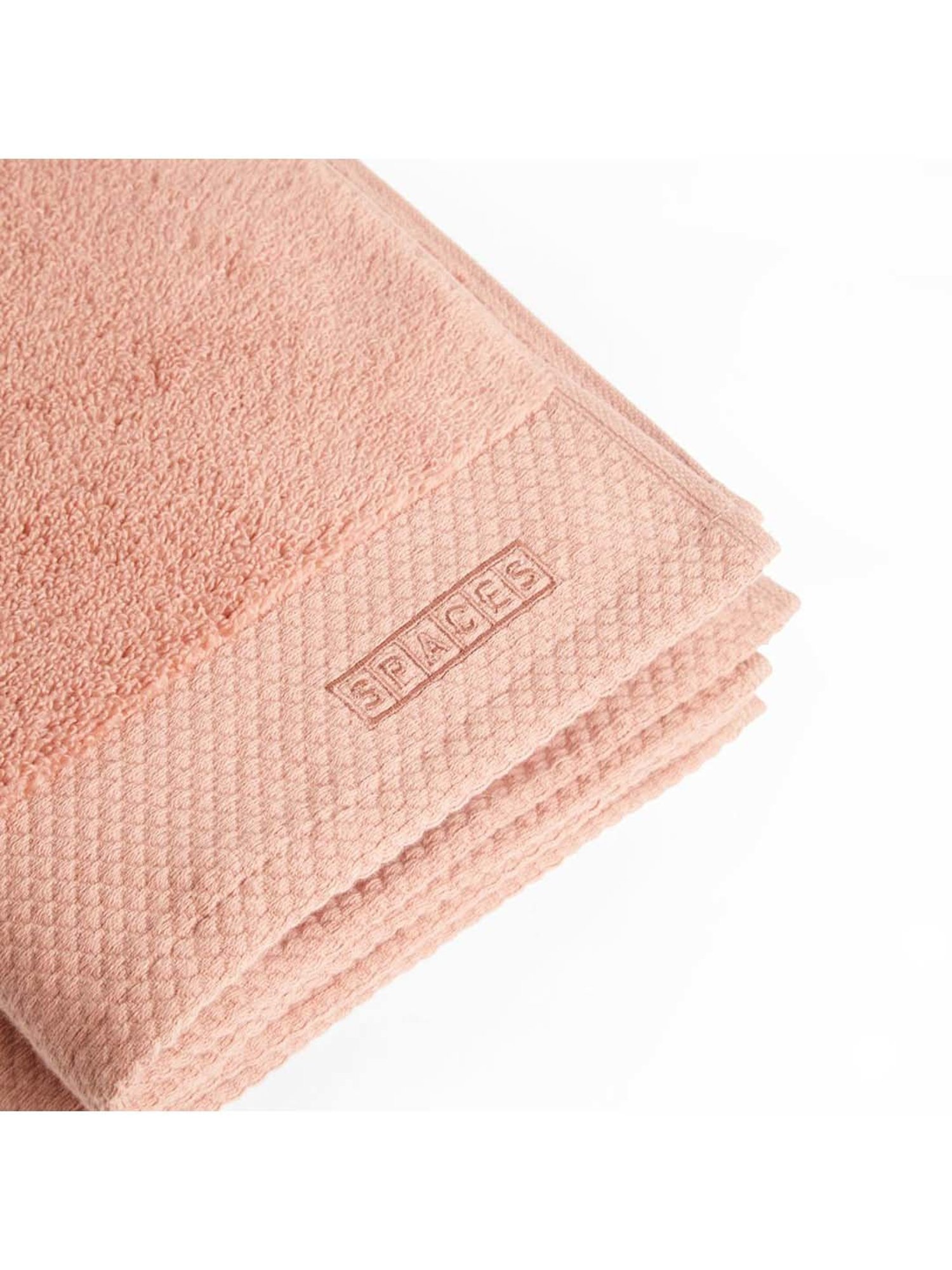 Spaces Luxury Rose Tan Egyptian Cotton 670 GSM Hand Towel - Set of 2