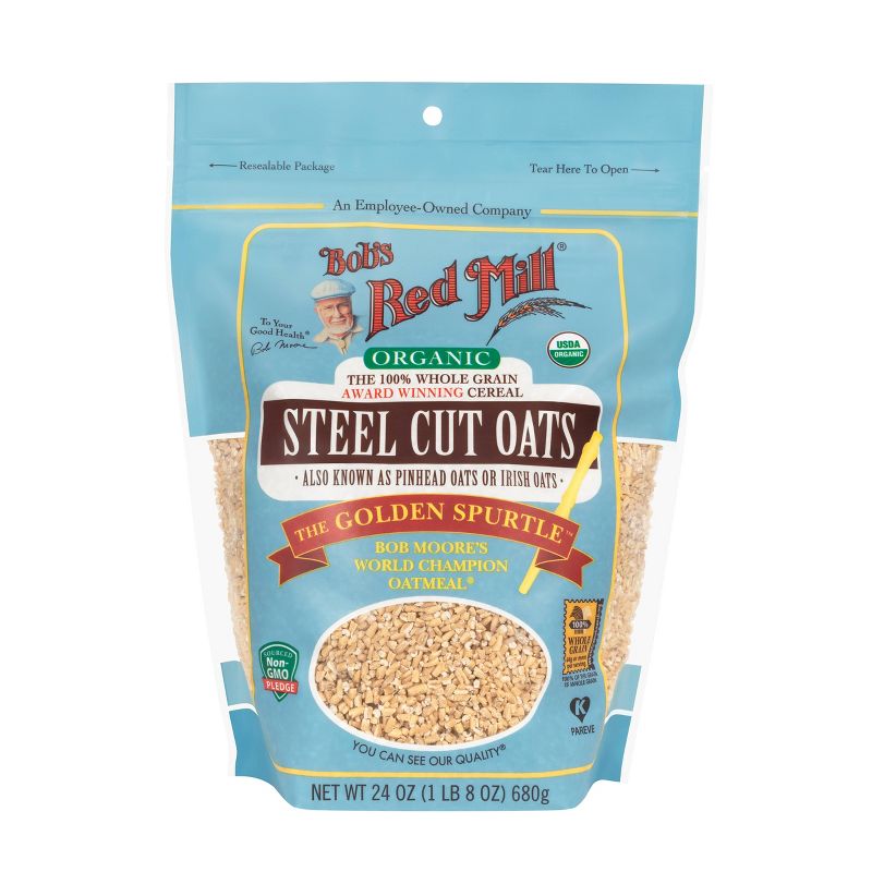 Bob's Red Mill Organic Steel Cut Oats - 24oz