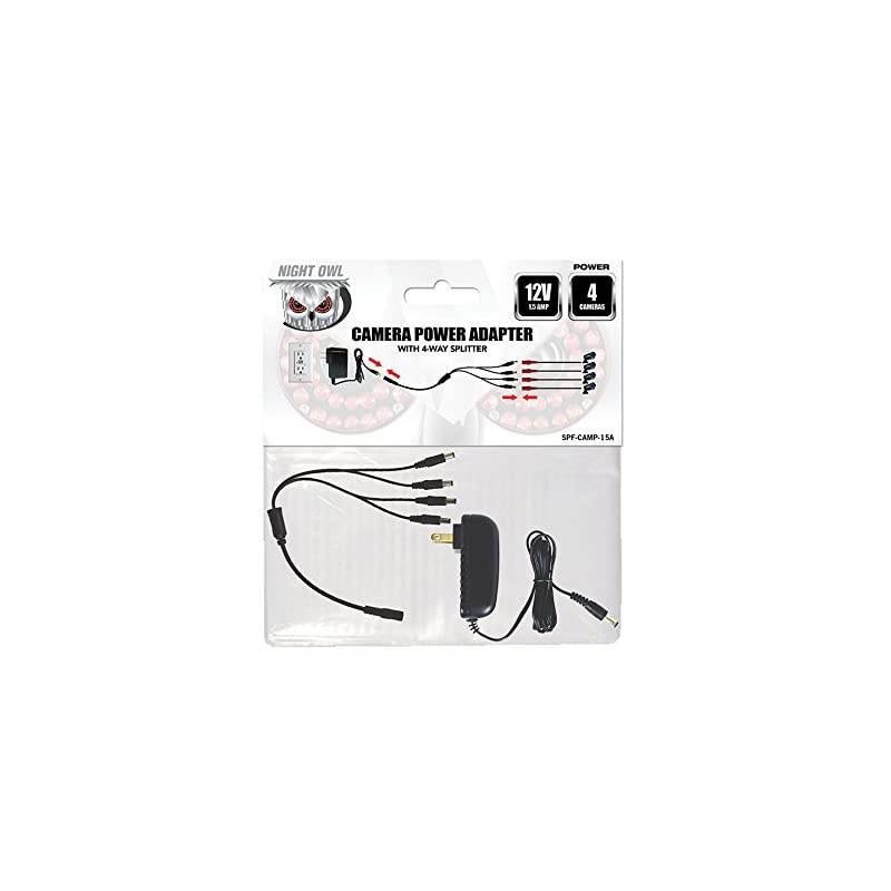 Camera Power Adapter with 4Way Power Splitter