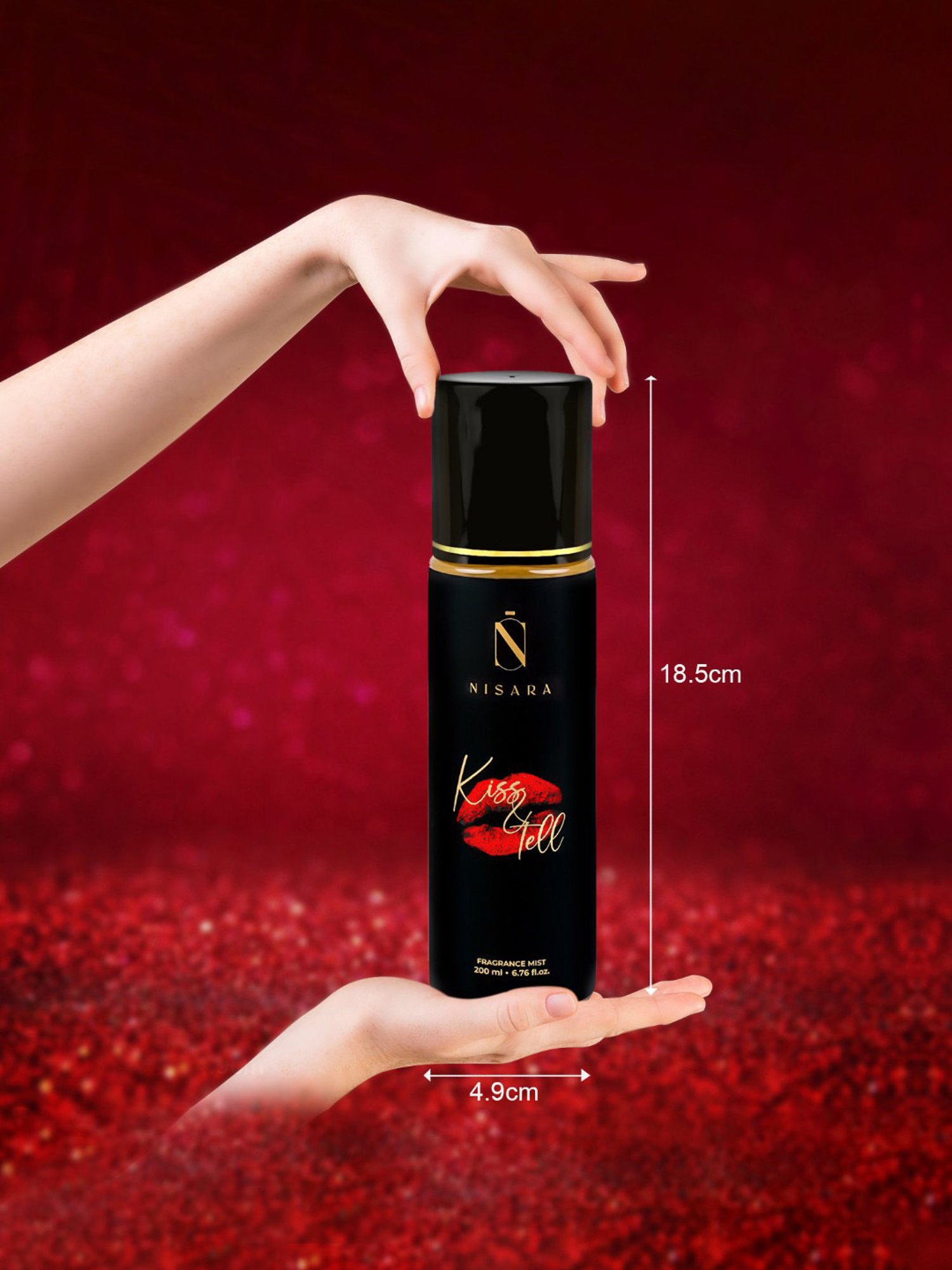 NISARA Kiss & Tell Body Mist for Women - 200 ml