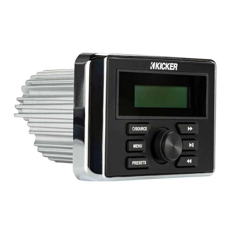 Kicker 46KMC3 Marine-Grade Stereo Receiver with Built-In Amplifier