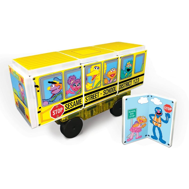 Magna-Tiles Sesame Street School Bus