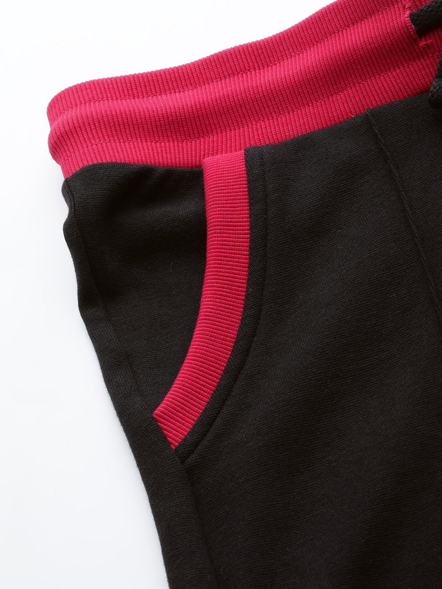 Cayman Black Mid Rise Track Pants