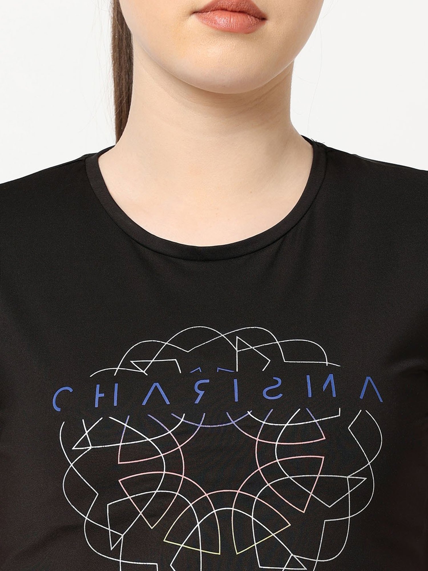 Sweet Dreams Black Printed T-Shirt