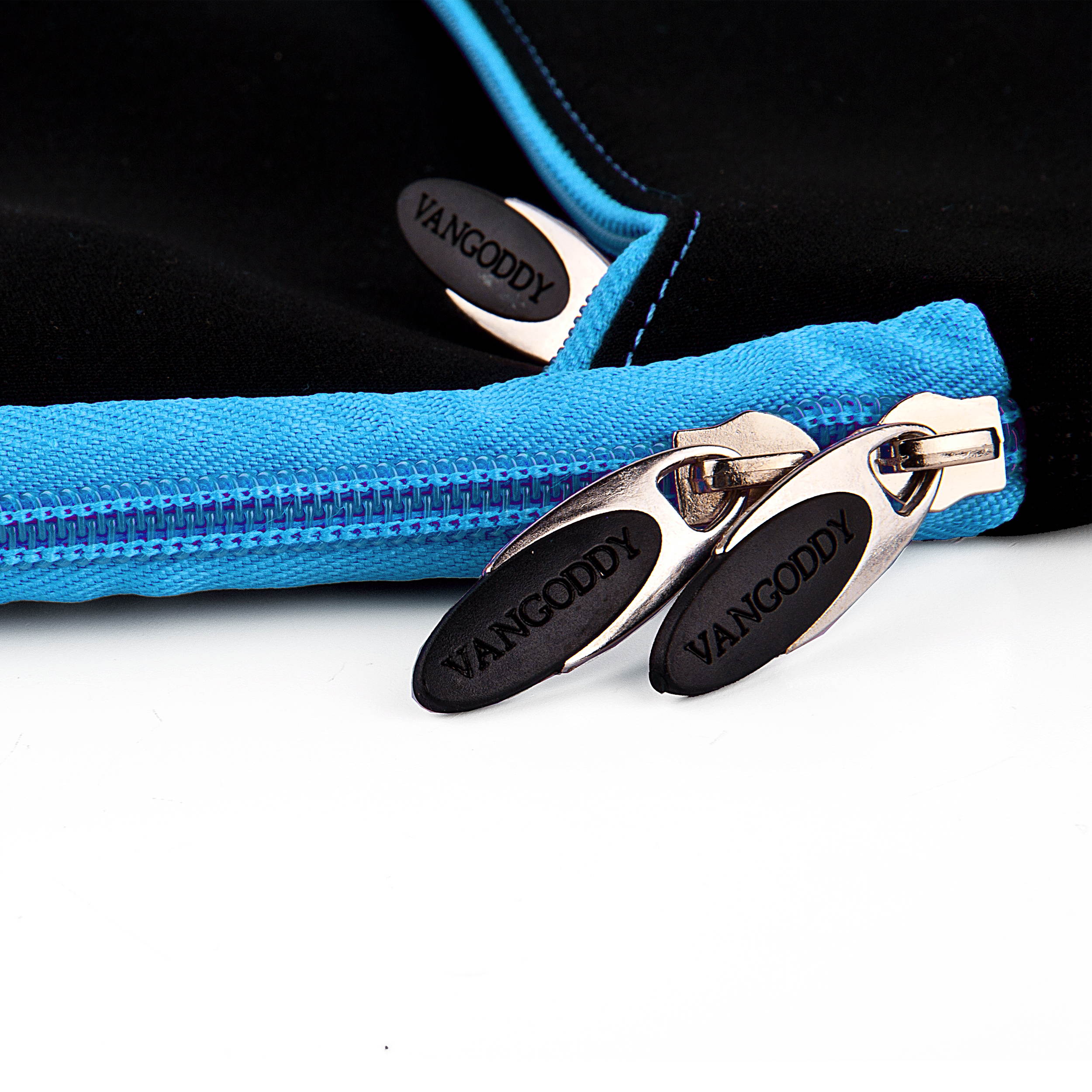 VanGoddy Black with Blue Trim Universal 15 to 15.6 Inch Neoprene Sleeve