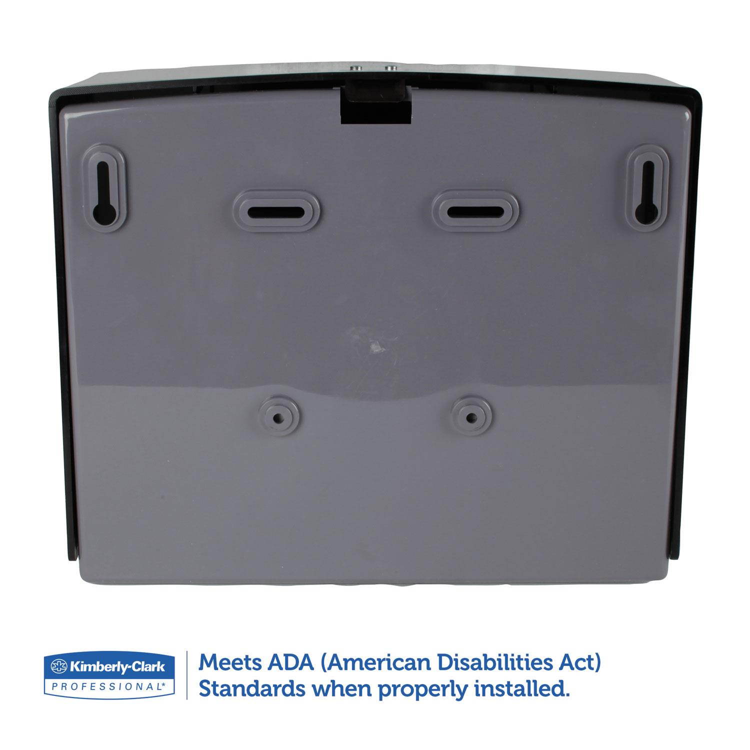 KIMBERLY CLARK Scottfold Towel Dispenser Plastic 10 3/4w x 4 3/4d x 9h Smoke