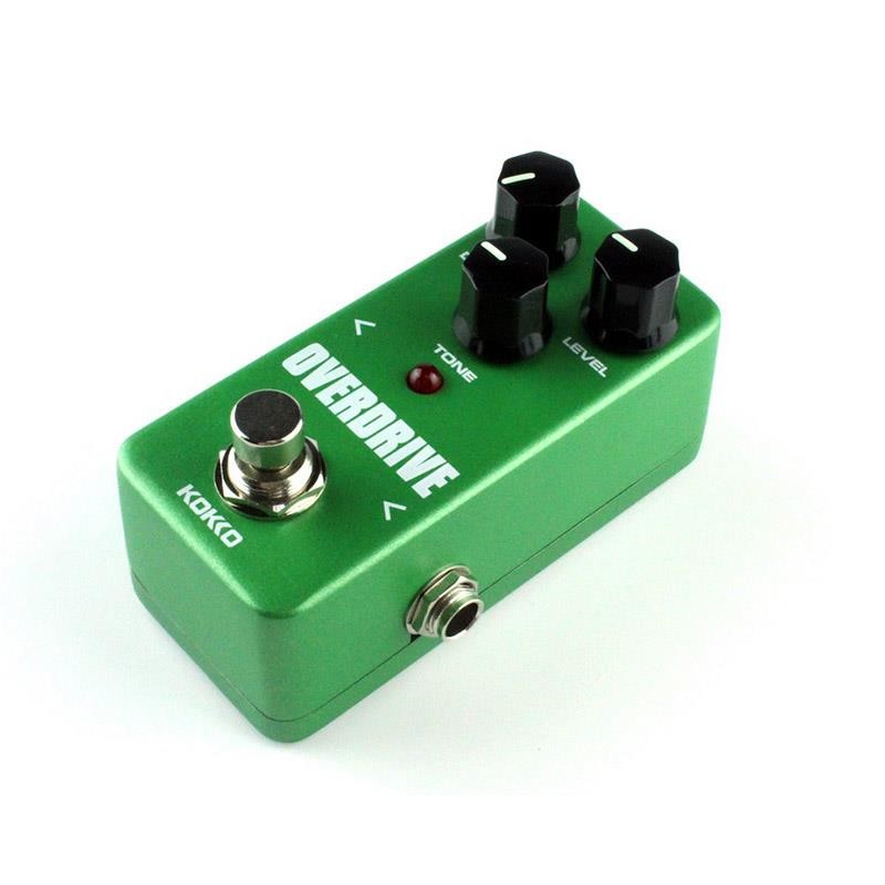 Mini Overdrive Pedal Guitar Effect Pedal Green Aluminum alloy