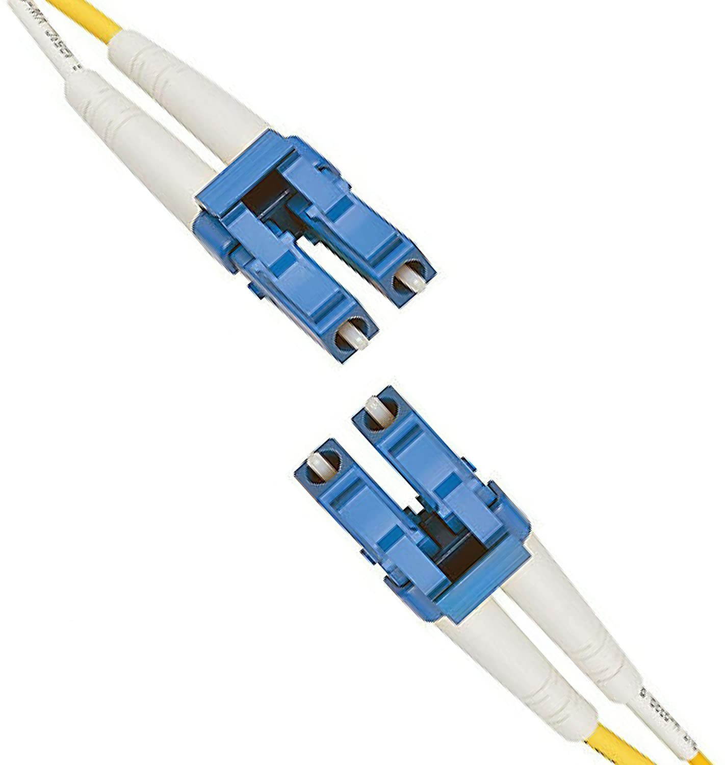 FiberShack - Duplex Fiber Optic Patch Cables - Single Mode - LC ST SC. 1M & 3M. (1M LC to LC)