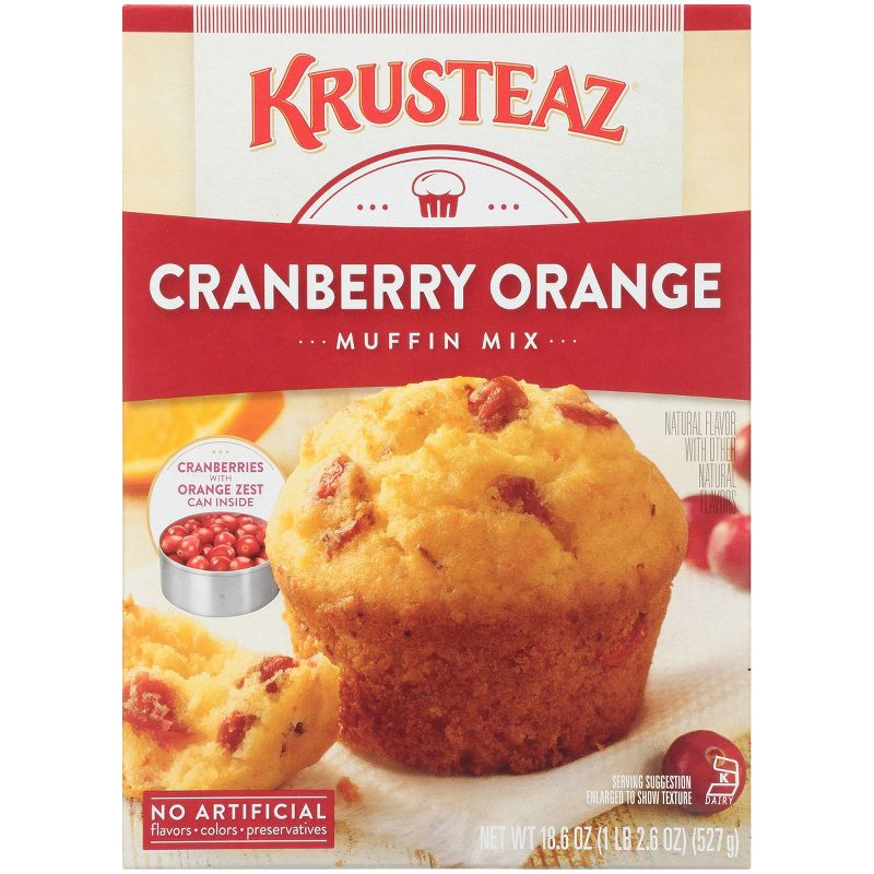 Krusteaz Cranberry Orange Supreme Muffin Mix - 18.6oz