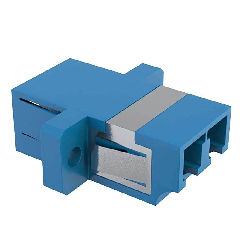 LC to LC Coupler Female to Female Multimode Duplex Fiber Optic Coupler (24 Pack)