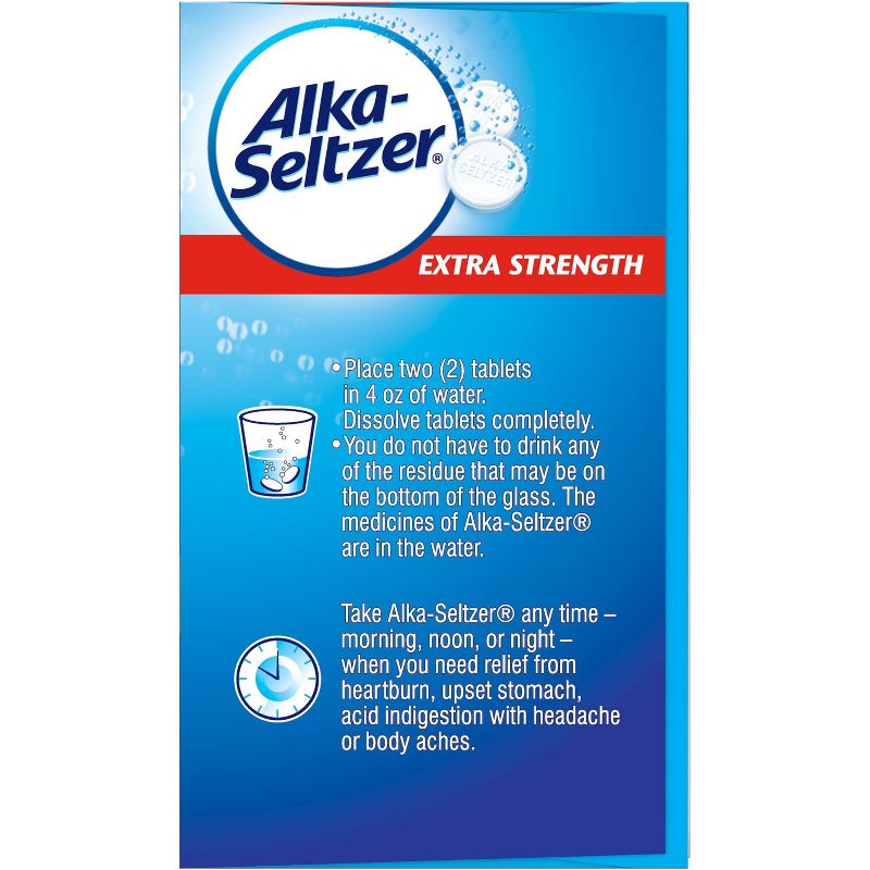Alka Seltzer Extra Strength Effervescent Tablets - 24ct