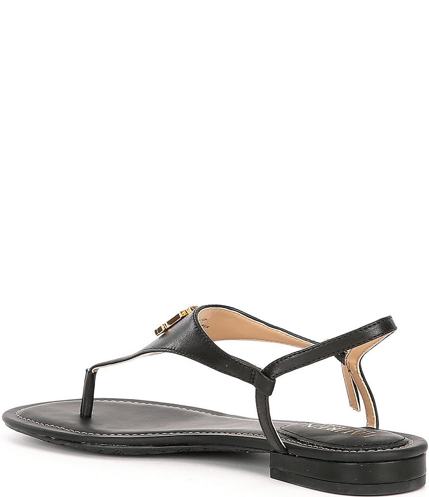 Lauren Ralph Lauren Ellington Logo Leather Sandals