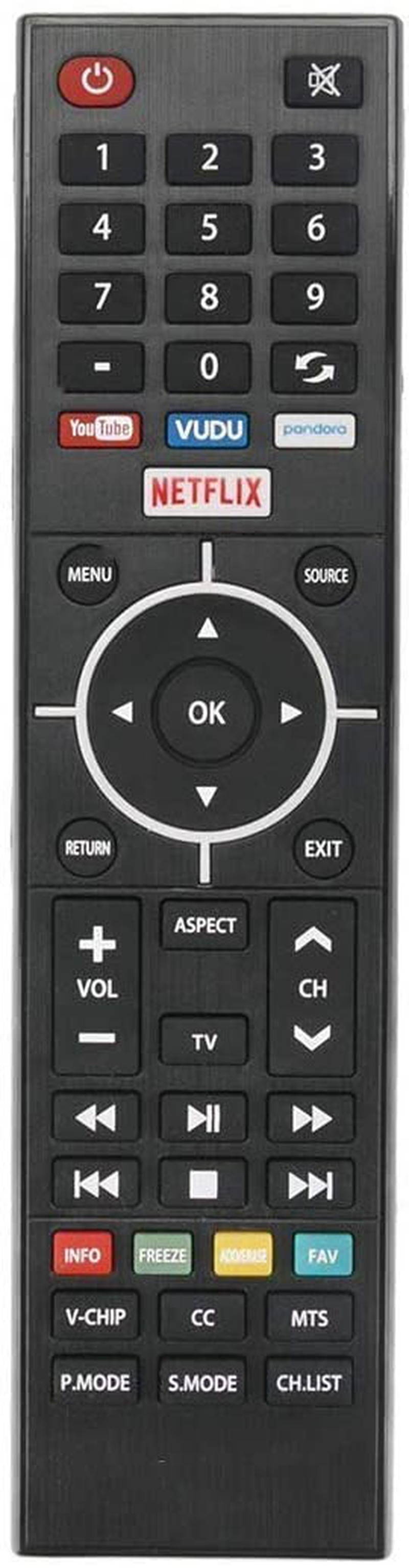 Replacement Remote Control for BOLVA TVs 40BL00H7 49BL00H7 50BL00H7 55BL00H7 65BL00H 75BL00H7