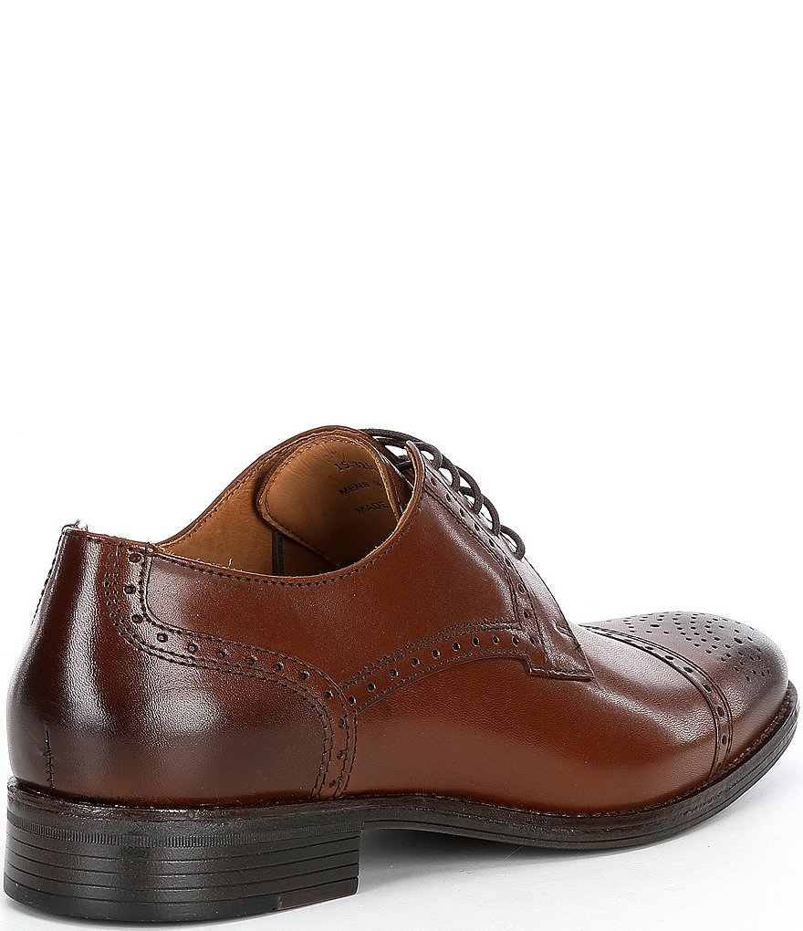 Johnston & Murphy Men's Lewis Cap Toe Oxfords